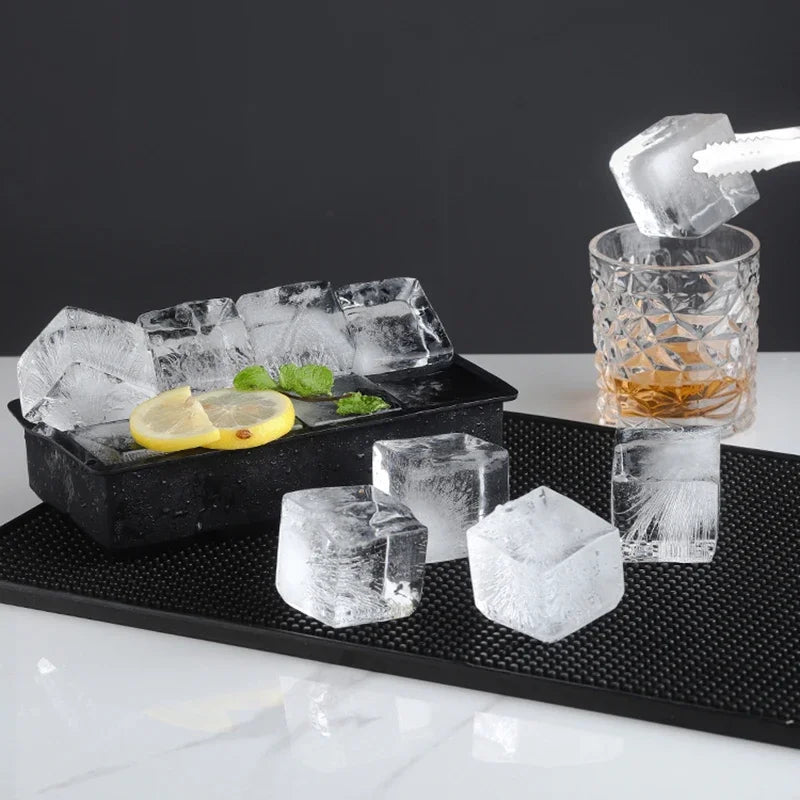 Silicone Ice Cube Molds - Reusable Spherical Whiskey Ice Cubes Tray for Cocktails - ZOOMNSTORE