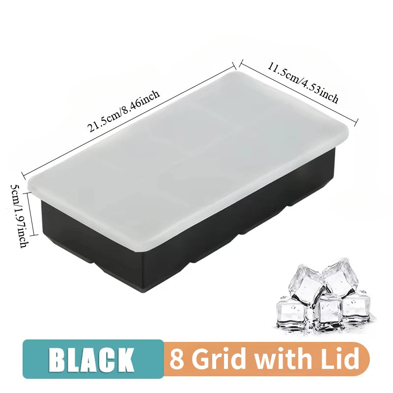 Silicone Ice Cube Molds - Reusable Spherical Whiskey Ice Cubes Tray for Cocktails - ZOOMNSTORE