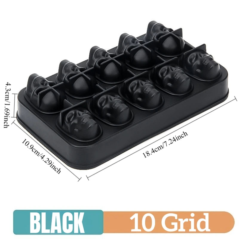 Silicone Ice Cube Molds - Reusable Spherical Whiskey Ice Cubes Tray for Cocktails - ZOOMNSTORE