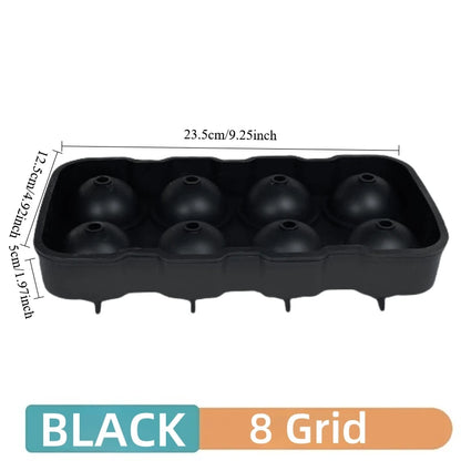 Silicone Ice Cube Molds - Reusable Spherical Whiskey Ice Cubes Tray for Cocktails - ZOOMNSTORE