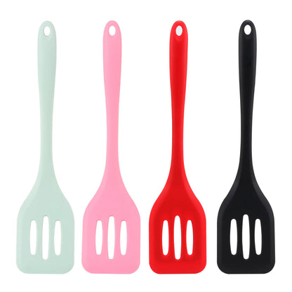 Silicone Slotted Turner Spatula - Kitchen Cooking Utensil for Frying Eggs and Fish - ZOOMNSTORE