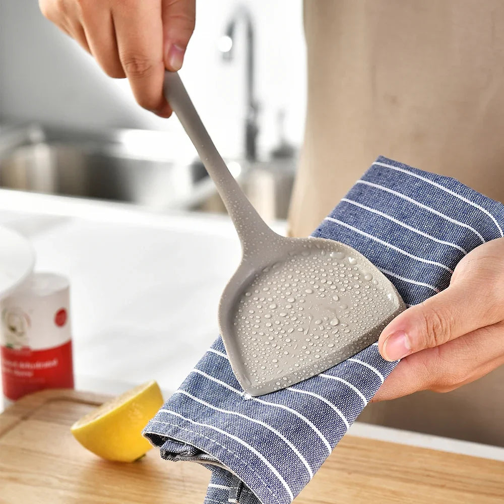 Silicone Kitchen Utensils - 15 Piece Food Grade Silicone Cooking Tool Set | Heat Resistant, Eco-Friendly Kitchenware - ZOOMNSTORE