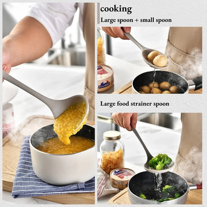 Silicone Kitchen Utensils - 15 Piece Food Grade Silicone Cooking Tool Set | Heat Resistant, Eco-Friendly Kitchenware - ZOOMNSTORE