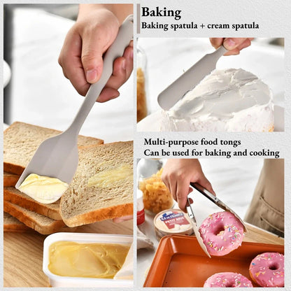 Silicone Kitchen Utensils - 15 Piece Food Grade Silicone Cooking Tool Set | Heat Resistant, Eco-Friendly Kitchenware - ZOOMNSTORE