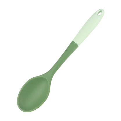 Silicone Kitchen Utensils | 6-Piece Heat Resistant Cooking Tool Set with Spatula, Ladle & Spoon - ZOOMNSTORE