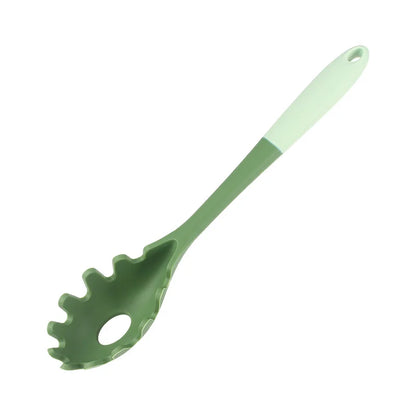 Silicone Kitchen Utensils | 6-Piece Heat Resistant Cooking Tool Set with Spatula, Ladle & Spoon - ZOOMNSTORE