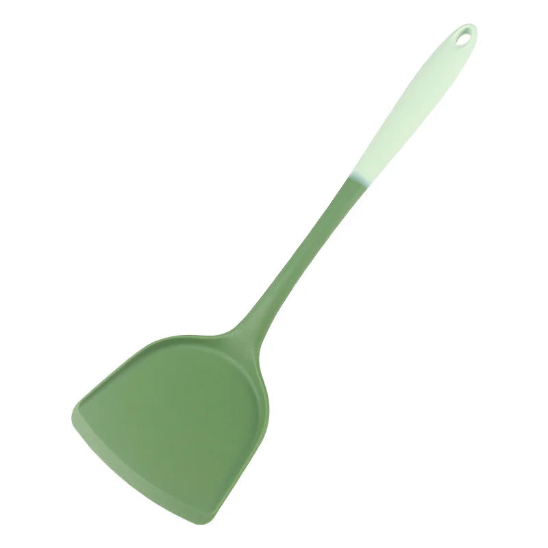 Silicone Kitchen Utensils | 6-Piece Heat Resistant Cooking Tool Set with Spatula, Ladle & Spoon - ZOOMNSTORE