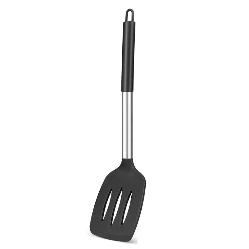 Silicone Kitchenware Set – 4PCS Eco-Friendly Cooking Tools with Stainless Steel Handles - ZOOMNSTORE