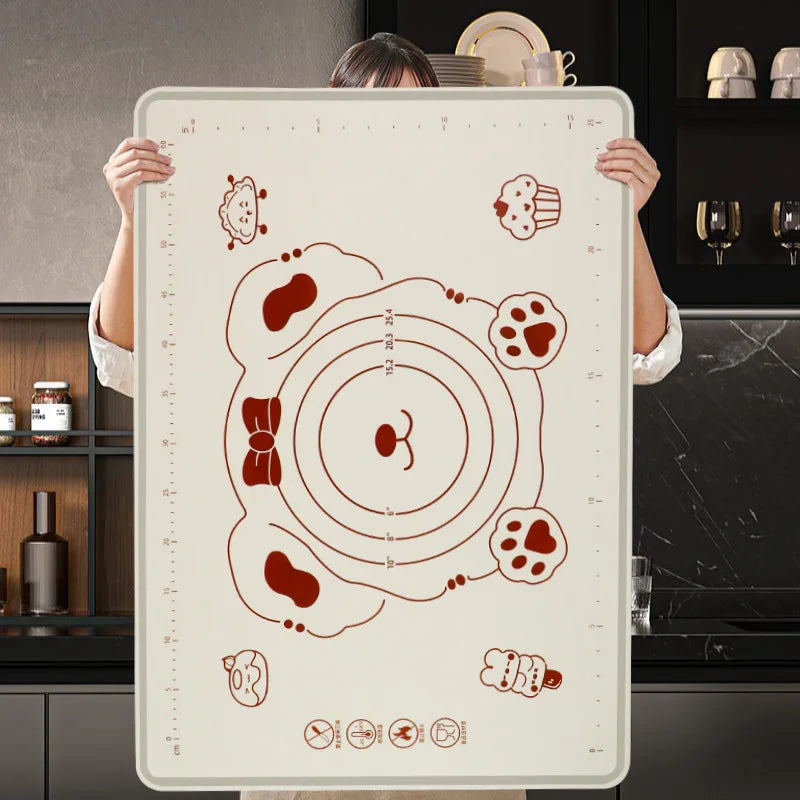 Silicone Kneading Mat – Thickened Non Slip Baking Sheet for Pizza Dough - ZOOMNSTORE