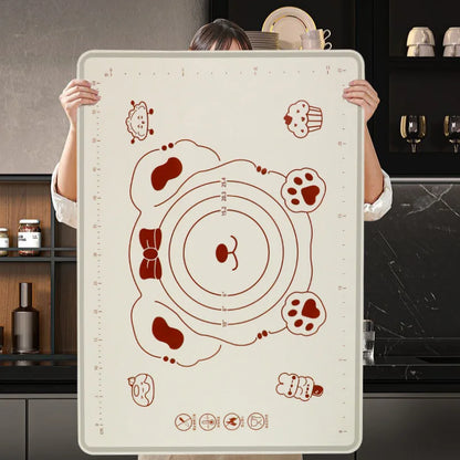 Silicone Kneading Mat – Thickened Non Slip Baking Sheet for Pizza Dough - ZOOMNSTORE