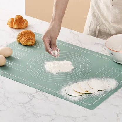 Silicone Kneading Pad | Large Non-Slip Food Grade Dough Rolling Mat Set - ZOOMNSTORE