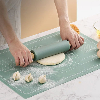 Silicone Kneading Pad | Large Non-Slip Food Grade Dough Rolling Mat Set - ZOOMNSTORE