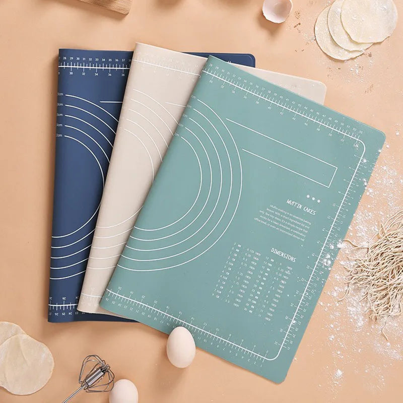 Silicone Kneading Pad | Large Non-Slip Food Grade Dough Rolling Mat Set - ZOOMNSTORE