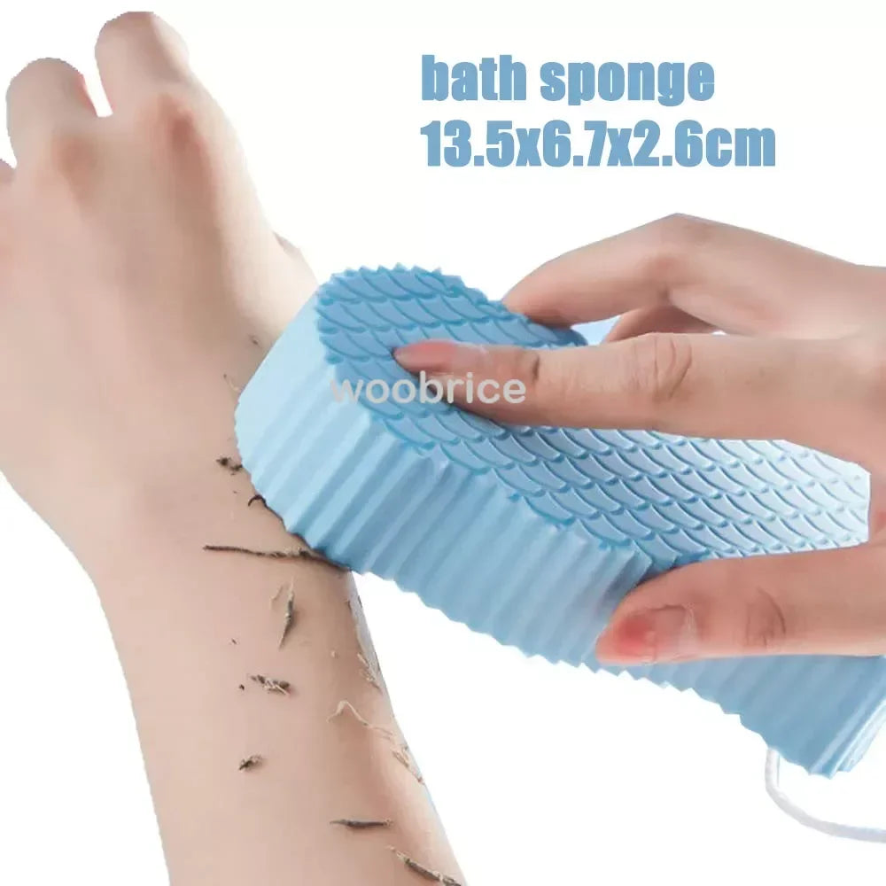 Silicone Rub Back Brush Bathroom Non-slip Wash Foot Pad Massage Shower Mat with Sucker Bath Massage Foot Exfoliating Brush Pad - ZOOMNSTORE