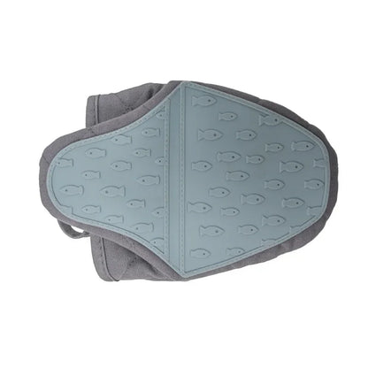 Silicone Oven Glove Fish Shaped | Heat Resistant Kitchen Mitt With Thermal Insulation - ZOOMNSTORE