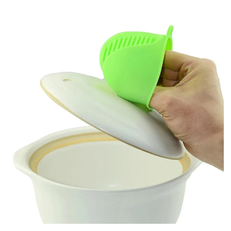 Silicone Oven Mitts - Heat Resistant Mini Pinch Grips & Pot Holder Kitchen Gloves - ZOOMNSTORE
