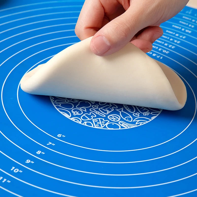 Silicone Pastry Mat | Non Stick Dough Rolling Pad - Eco Friendly Baking Mat 30x40cm - ZOOMNSTORE