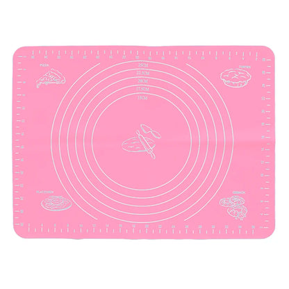 Silicone Pastry Mat | Non Stick Dough Rolling Pad - Eco Friendly Baking Mat 30x40cm - ZOOMNSTORE