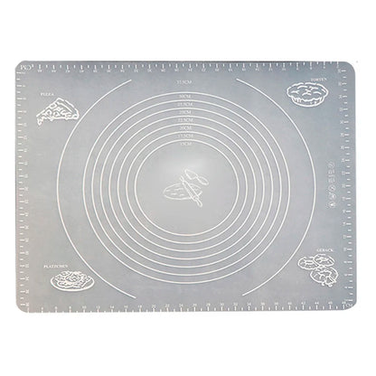 Silicone Pastry Mat | Non Stick Dough Rolling Pad - Eco Friendly Baking Mat 30x40cm - ZOOMNSTORE