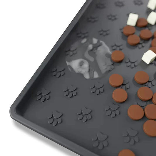 Silicone Pet Placemat - Waterproof Cat Dog Feeding Mat - ZOOMNSTORE