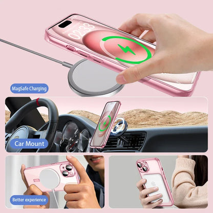 Silicone Phone Case - Clear Shockproof Cover With Camera Lens Protector For iPhone 17 Air - ZOOMNSTORE