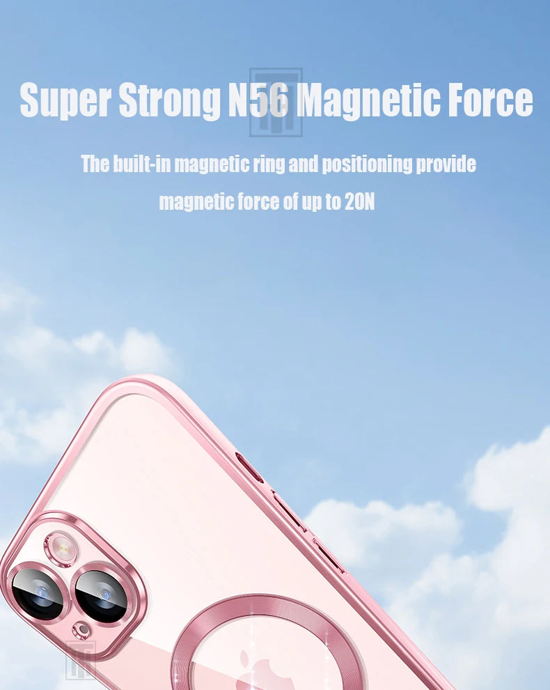 Silicone Phone Case - Clear Shockproof Cover With Camera Lens Protector For iPhone 17 Air - ZOOMNSTORE