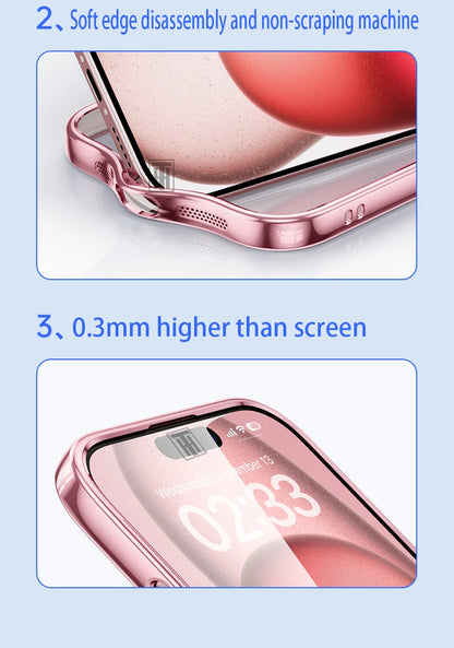Silicone Phone Case - Clear Shockproof Cover With Camera Lens Protector For iPhone 17 Air - ZOOMNSTORE