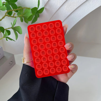 Silicone Suction Cup Phone Mount Hands-Free Mobile Stand Airplane Travel Essential Compatible with Any Smartphone - ZOOMNSTORE