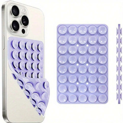 Silicone Suction Cup Phone Mount Hands-Free Mobile Stand Airplane Travel Essential Compatible with Any Smartphone - ZOOMNSTORE