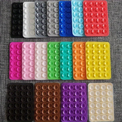 Silicone Suction Cup Phone Mount Hands-Free Mobile Stand Airplane Travel Essential Compatible with Any Smartphone - ZOOMNSTORE