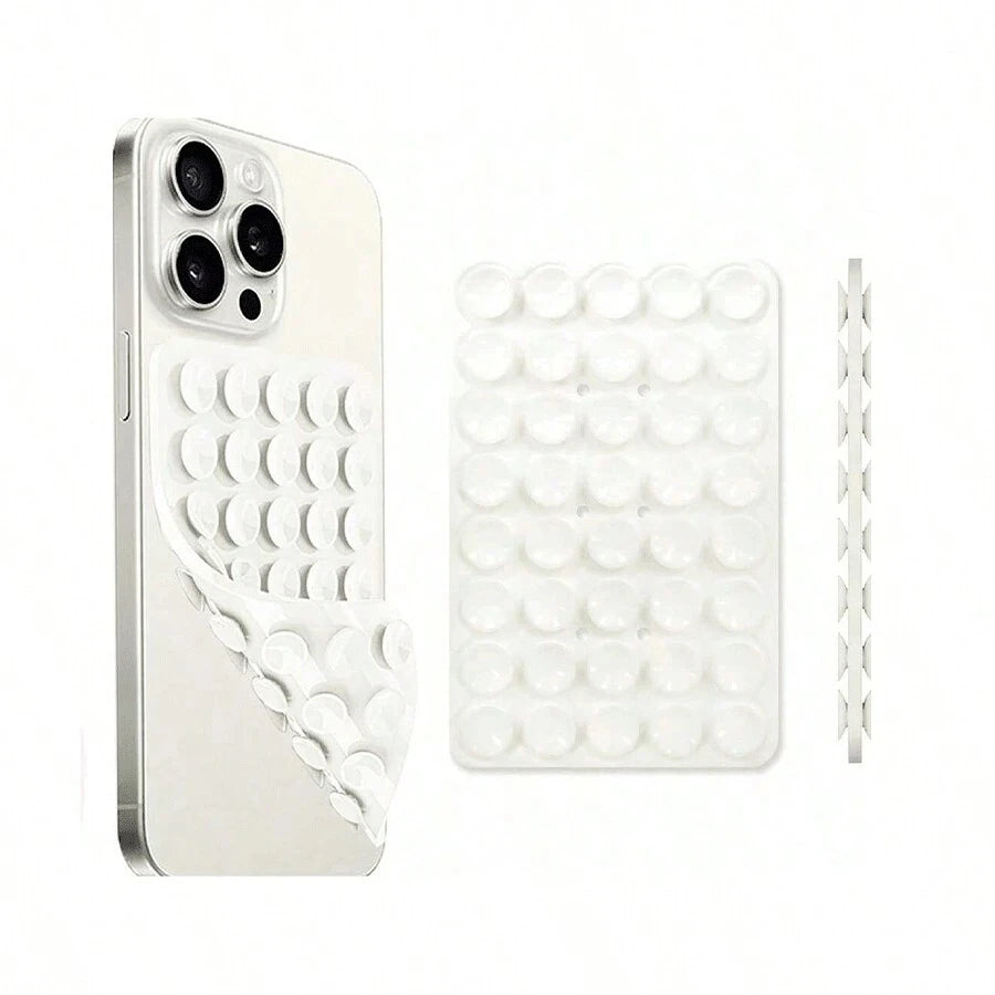 Silicone Suction Cup Phone Mount Hands-Free Mobile Stand Airplane Travel Essential Compatible with Any Smartphone - ZOOMNSTORE