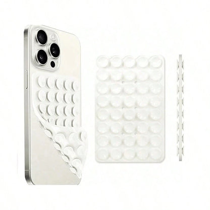 Silicone Suction Cup Phone Mount Hands-Free Mobile Stand Airplane Travel Essential Compatible with Any Smartphone - ZOOMNSTORE