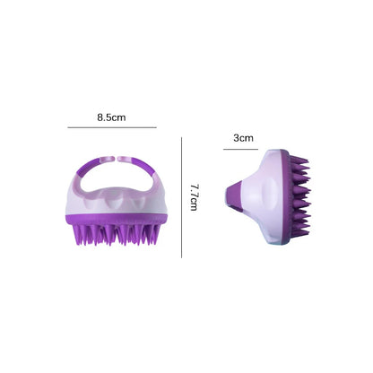 Silicone Scalp Massage Brush – Portable Soft Shampoo Hair Washing Comb - ZOOMNSTORE