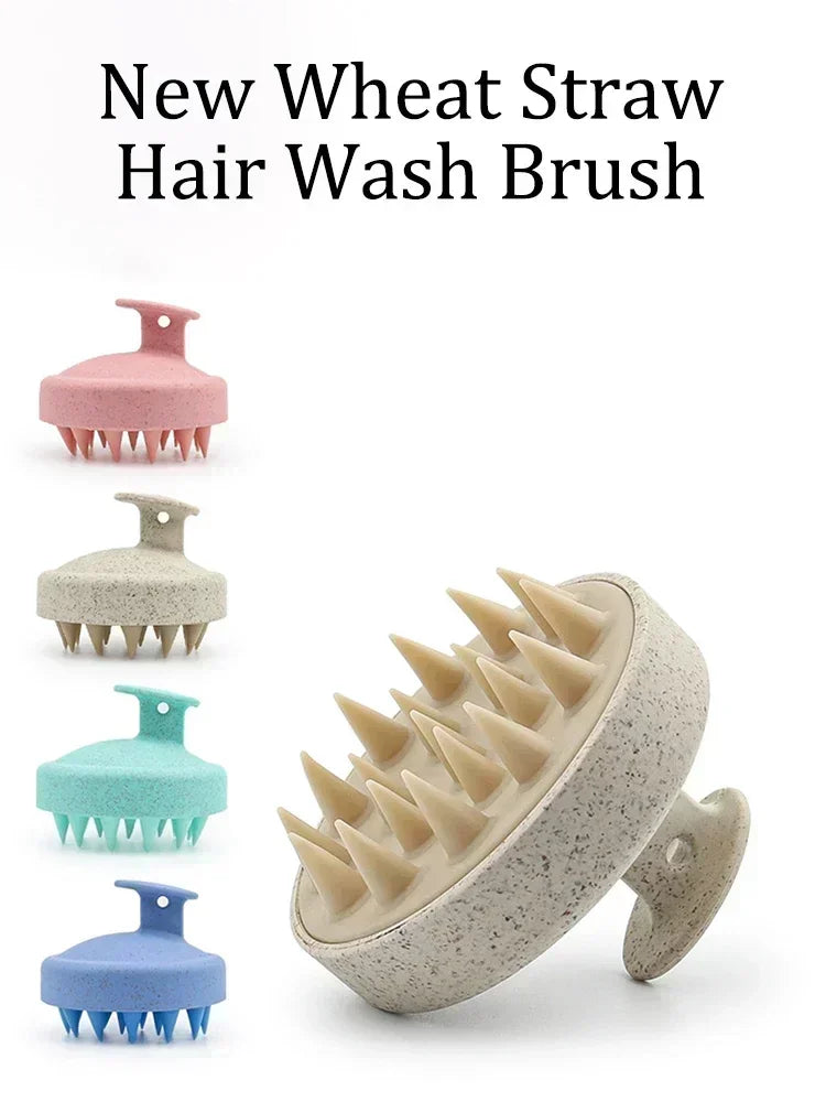 Silicone Shampoo Brush – Scalp Massage Brush | Hair Washing Comb | Hair Care Tool - ZOOMNSTORE