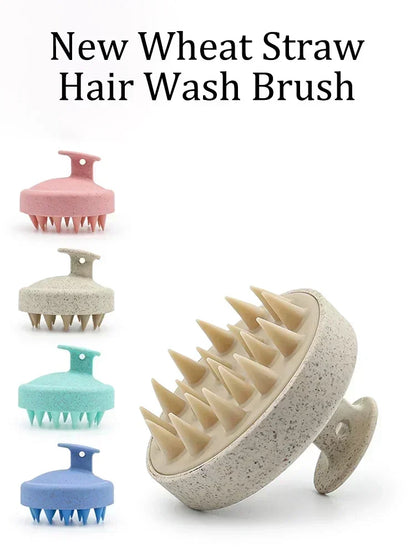 Silicone Shampoo Brush – Scalp Massage Brush | Hair Washing Comb | Hair Care Tool - ZOOMNSTORE