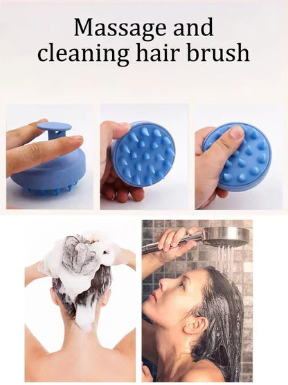 Silicone Shampoo Brush – Scalp Massage Brush | Hair Washing Comb | Hair Care Tool - ZOOMNSTORE