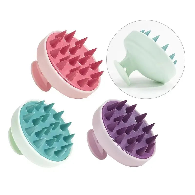 Silicone Shampoo Brush | Scalp Massage Comb & Hair Washing Brush for Hair Loss - ZOOMNSTORE