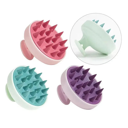 Silicone Shampoo Brush | Scalp Massage Comb & Hair Washing Brush for Hair Loss - ZOOMNSTORE