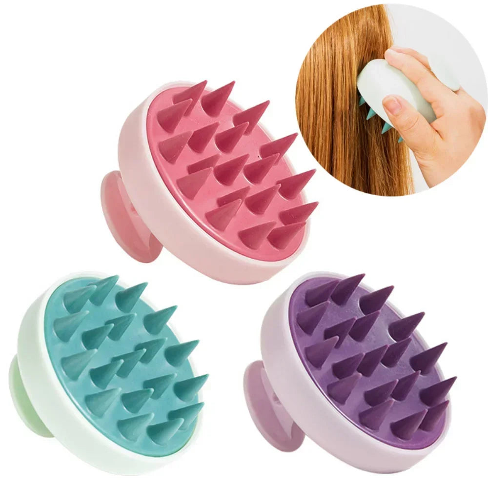 Silicone Shampoo Brush | Scalp Massage Comb & Hair Washing Brush for Hair Loss - ZOOMNSTORE
