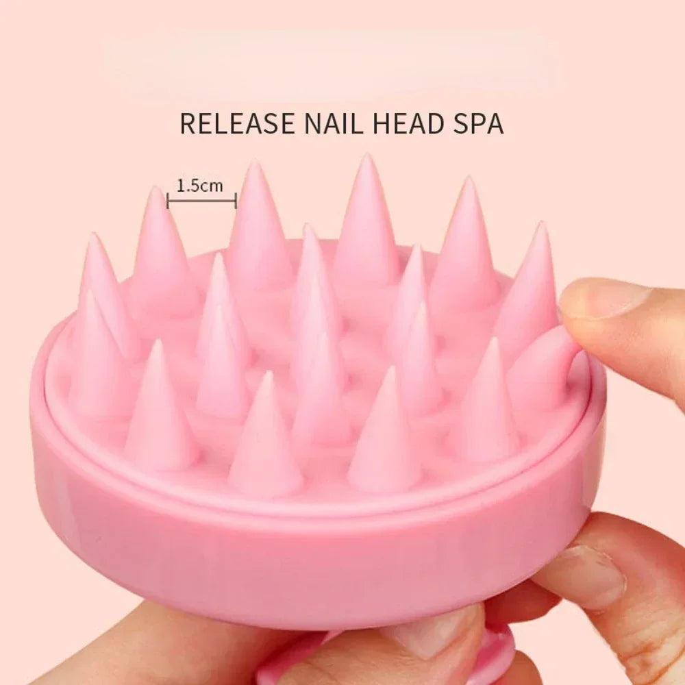 Silicone Shampoo Brush | Scalp Massage Comb & Hair Washing Brush for Hair Loss - ZOOMNSTORE