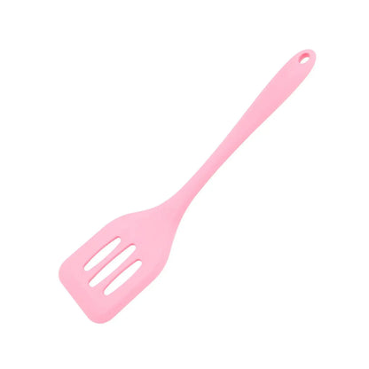 Silicone Slotted Turner Spatula - Kitchen Cooking Utensil for Frying Eggs and Fish - ZOOMNSTORE
