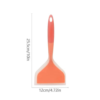 Silicone Cooking Spatula - Non-Stick Scraper for Steak Eggs Pancakes - ZOOMNSTORE