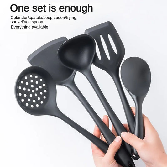 Silicone Spatula Set | 5-Piece Heat Resistant Kitchen Cooking Tool Set - ZOOMNSTORE