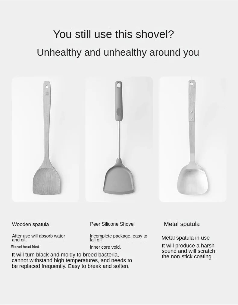 Silicone Spatula Set | 5-Piece Heat Resistant Kitchen Cooking Tool Set - ZOOMNSTORE