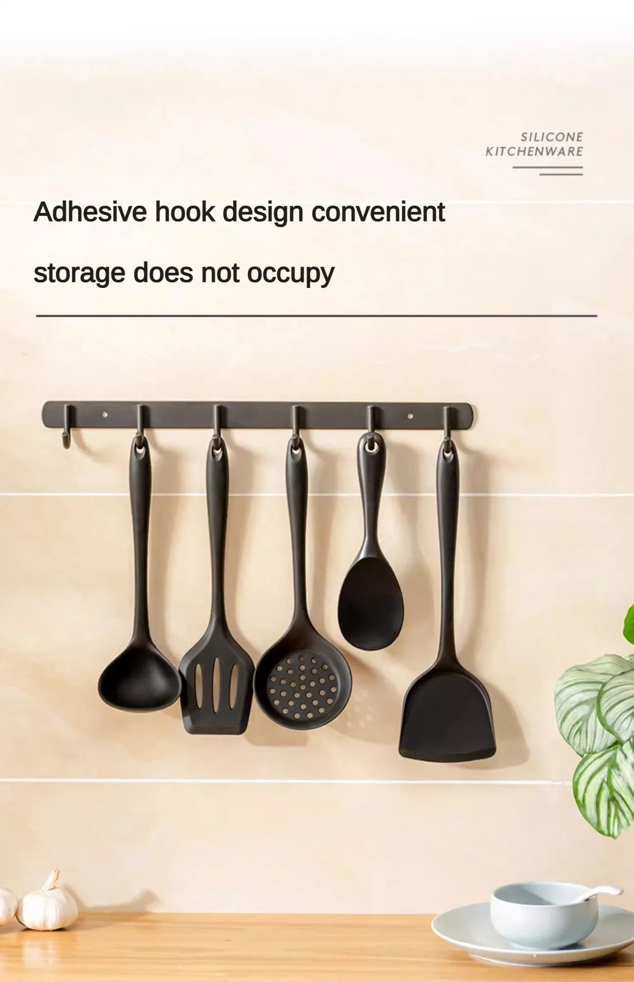 Silicone Spatula Set | 5-Piece Heat Resistant Kitchen Cooking Tool Set - ZOOMNSTORE