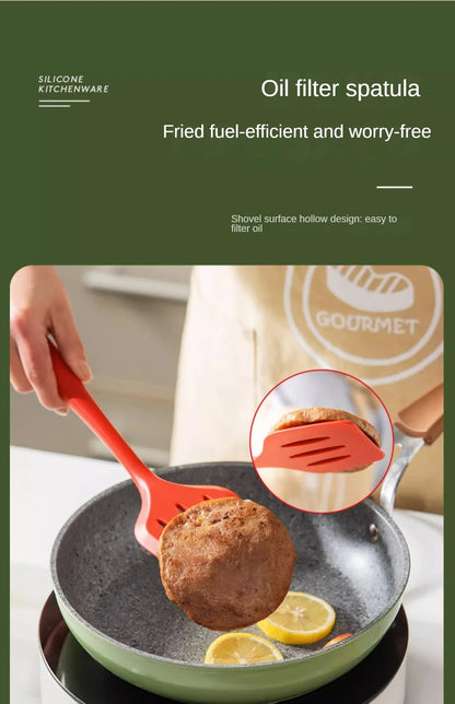 Silicone Spatula Set | 5-Piece Heat Resistant Kitchen Cooking Tool Set - ZOOMNSTORE