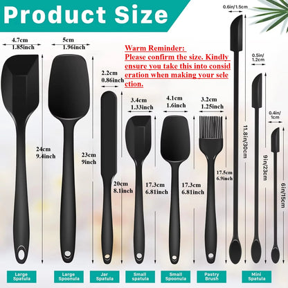 Silicone Bakeware Spatula Set - 69 Pieces Non-Stick Heat Resistant Food Grade Cooking Tools - ZOOMNSTORE