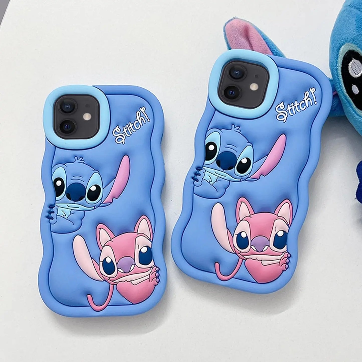 Silicone Wave Stitch Soft Case for iPhone 11-16 Pro Max Mini SE - ZOOMNSTORE