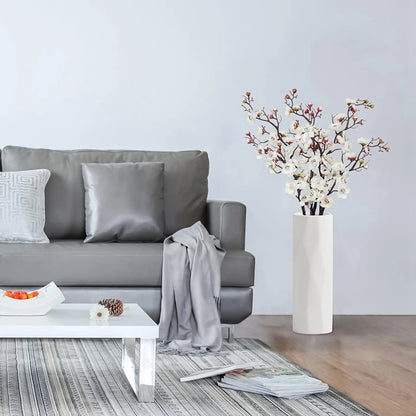 Silk Plum Blossom Branch - Artificial Flowers for Home Wedding  New Year Decor - ZOOMNSTORE