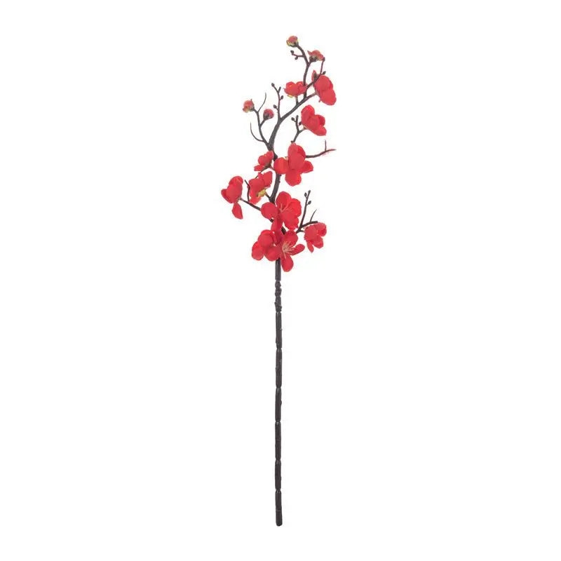 Silk Plum Blossom Branch - Artificial Flowers for Home Wedding  New Year Decor - ZOOMNSTORE